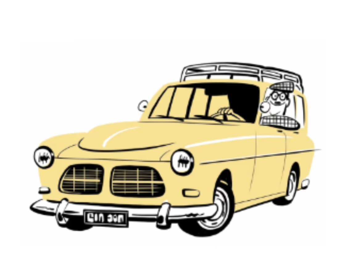Road trip illustration