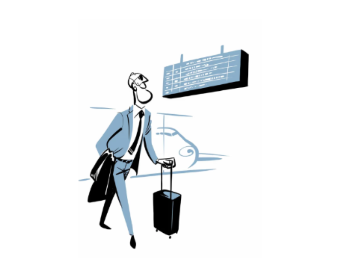 Airport / travel illustration